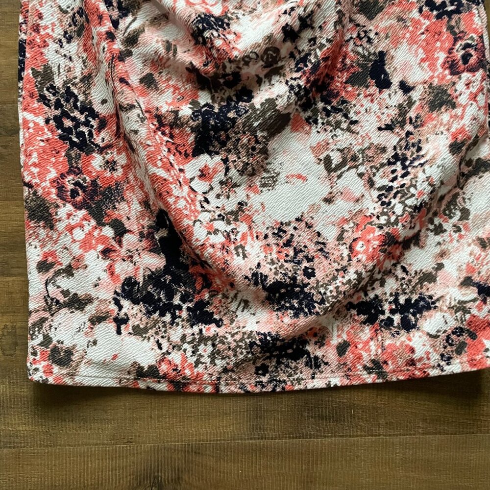 PinkBlush Women’s Floral Bodycon Dress Short Sleeve Multicolor Size S - Picture 6 of 6